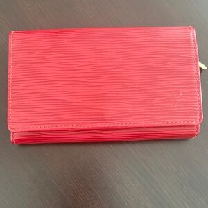 Louis Vuitton Scarlet Textured Wallet